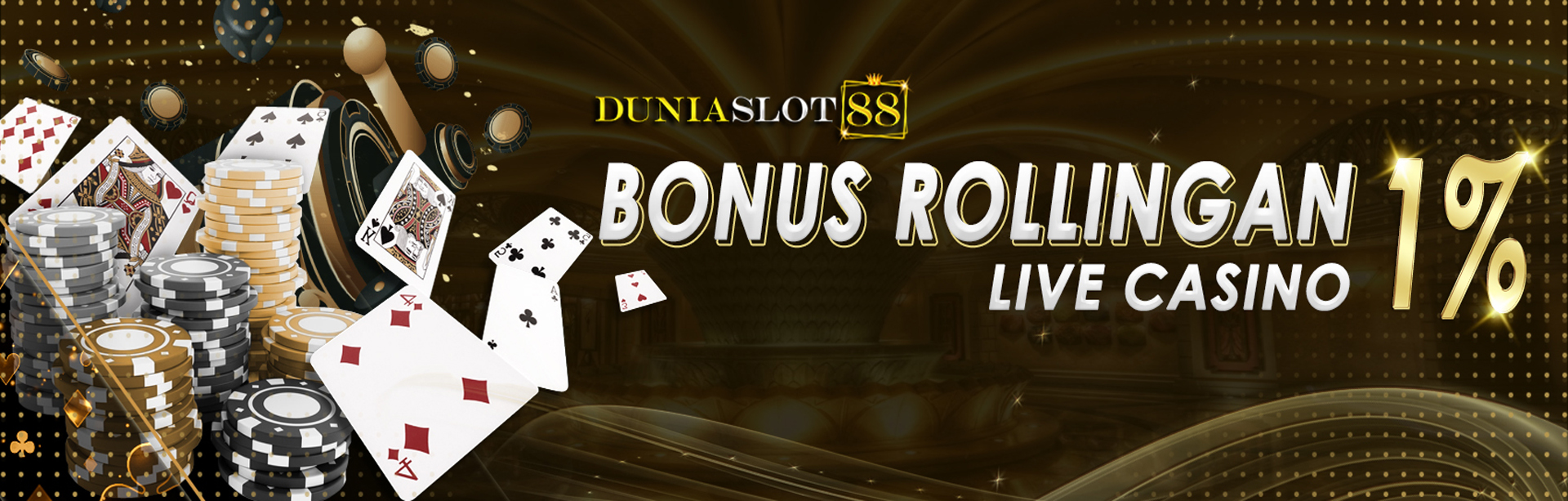 Bonus Rollingan 1% Live Casino